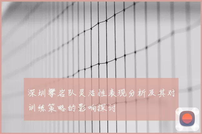 深圳攀岩队灵活性表现分析及其对训练策略的影响探讨