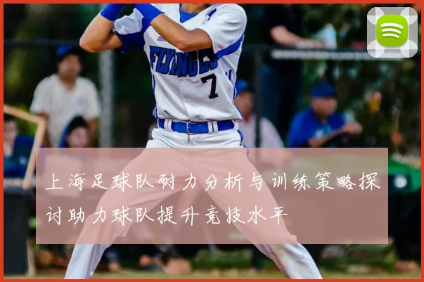 上海足球队耐力分析与训练策略探讨助力球队提升竞技水平